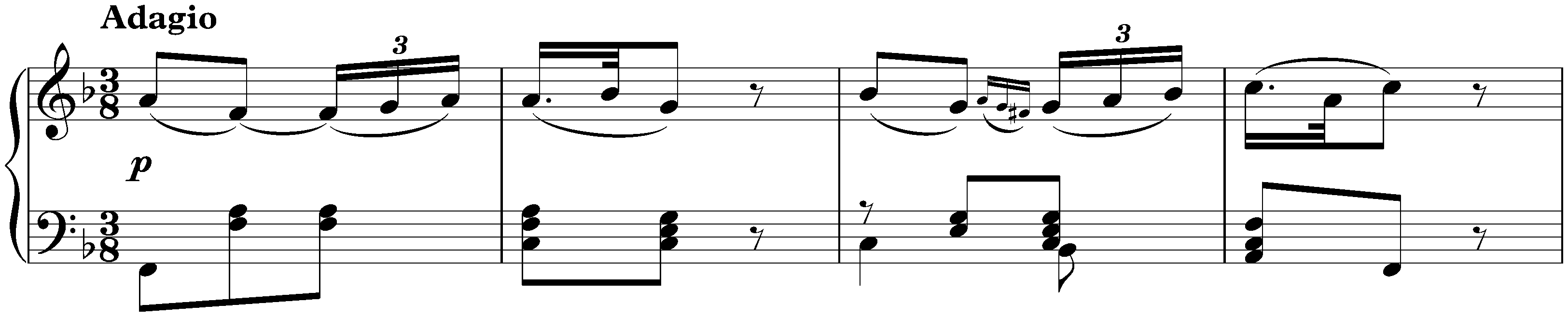Die Geschöpfe des Prometheus, op. 43; 16. (14.) Solo della Signora Cassentini: Andante &ndash; Adagio &ndash; Allegro &ndash; Allegretto