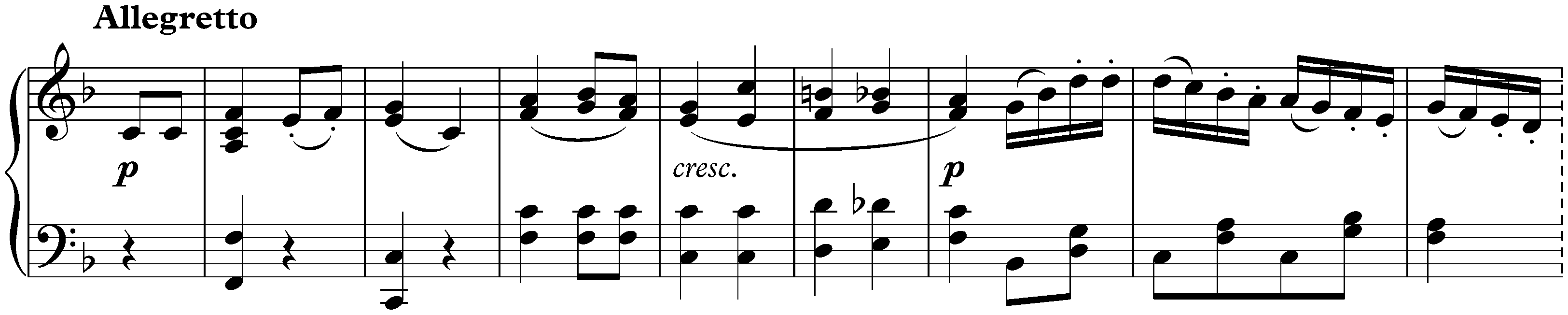 Die Geschöpfe des Prometheus, op. 43; 16. (14.) Solo della Signora Cassentini: Andante &ndash; Adagio &ndash; Allegro &ndash; Allegretto