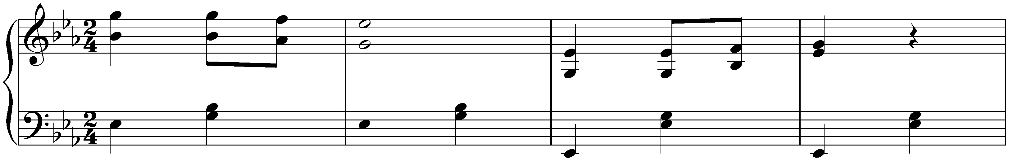 Six Ecossaises, WoO 83; 5. E-flat major