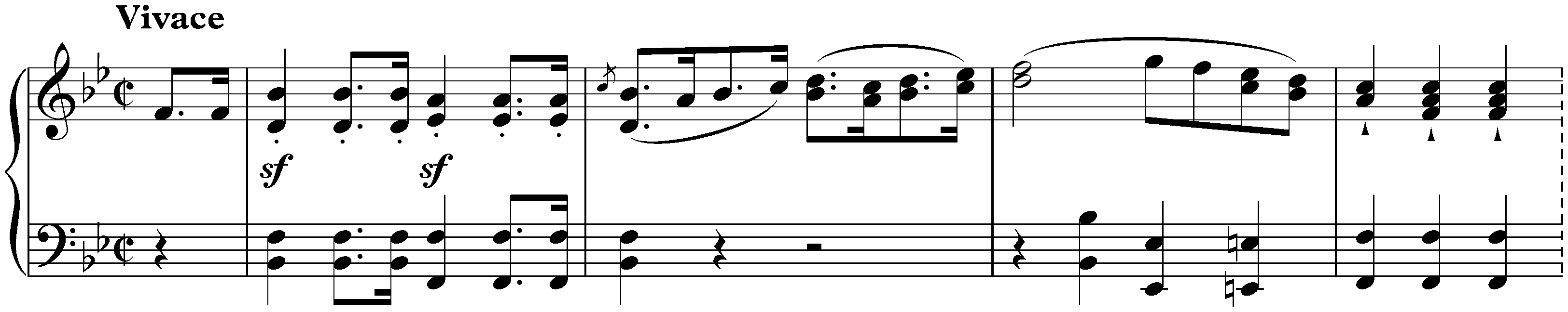 March in B-flat major, WoO 29