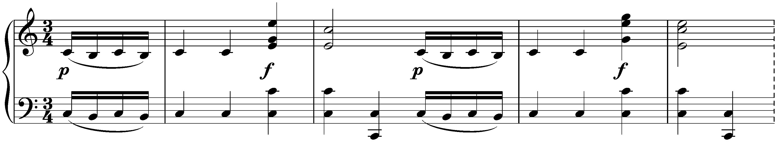 Six Minuets, WoO 10; 1. C major