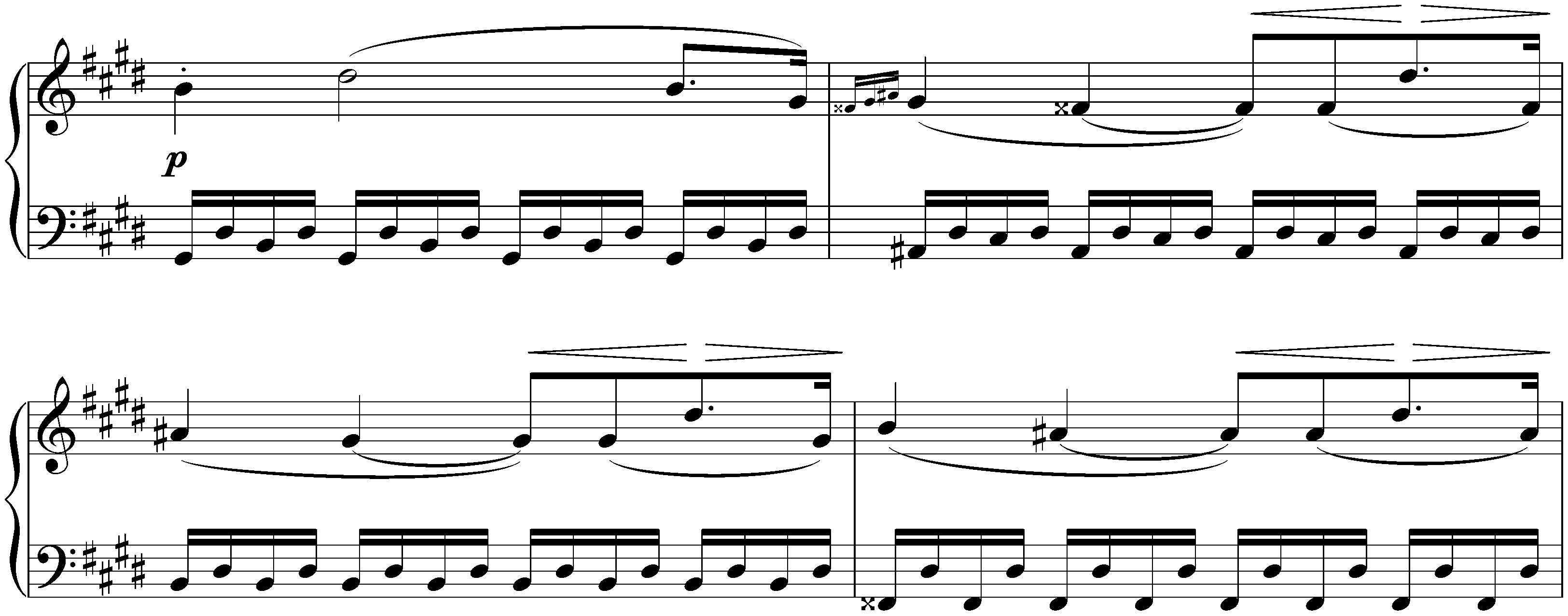 Sonata no. 14 in C-sharp minor, op. 27 no. 2 (Moonlight); 3. Presto agitato