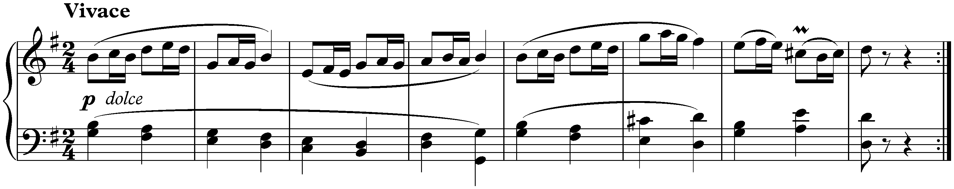 Sonata no. 25 in G major, op. 79; 3. Vivace