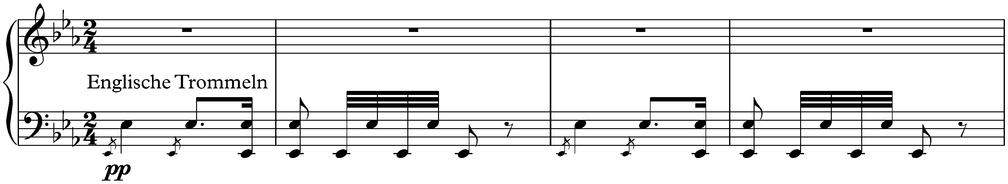 Wellingtons Sieg, op. 91; 1. Schlacht