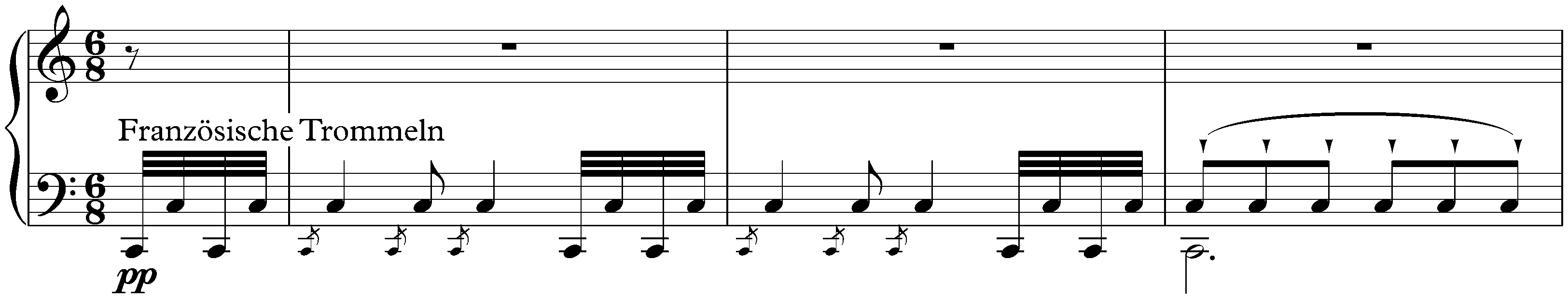 Wellingtons Sieg, op. 91; 1. Schlacht