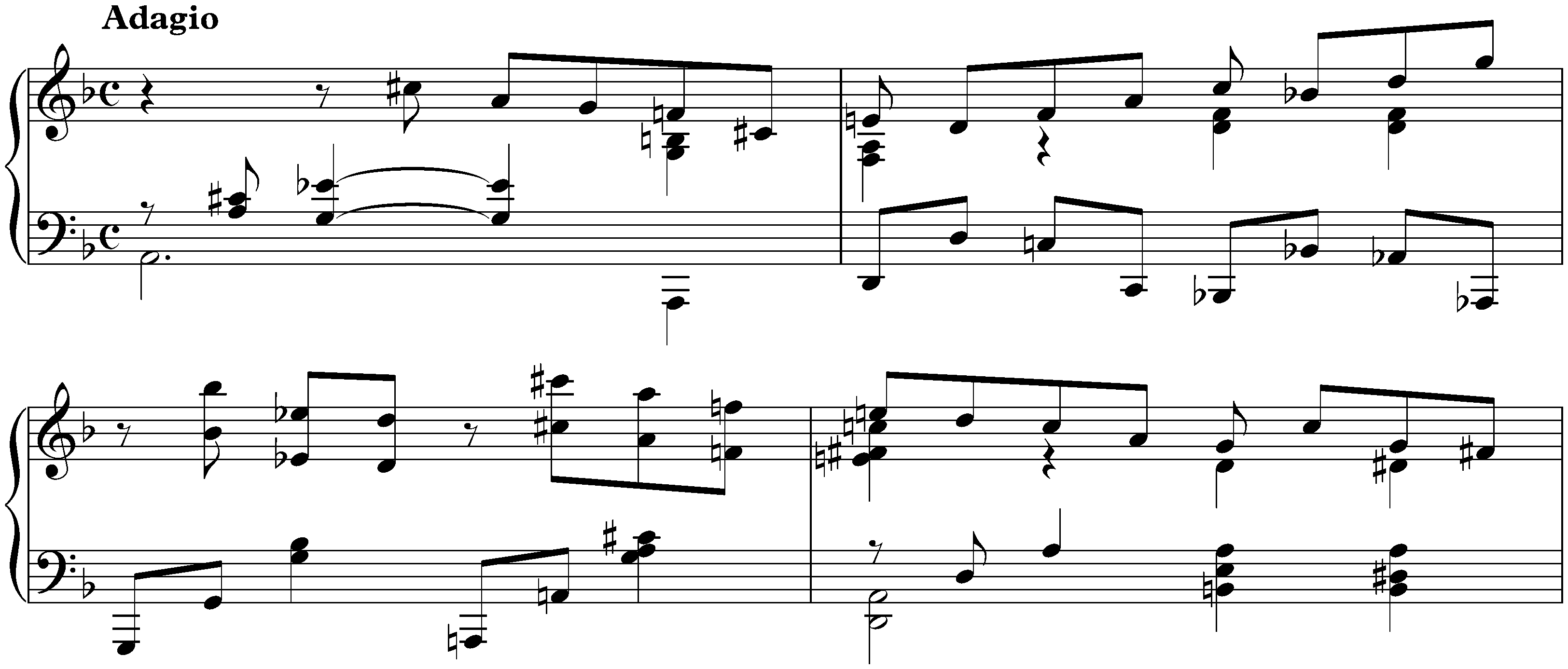 Adagio in D minor
