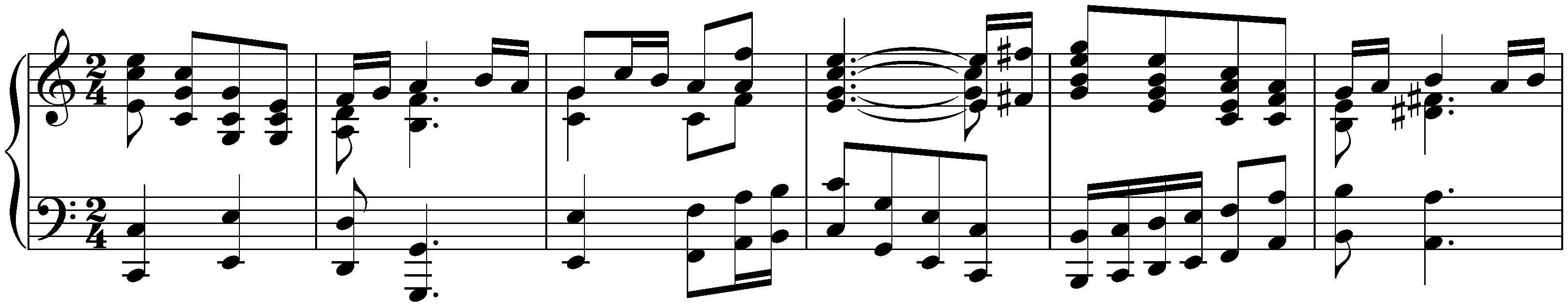 Ganze Stücke; 2. C major