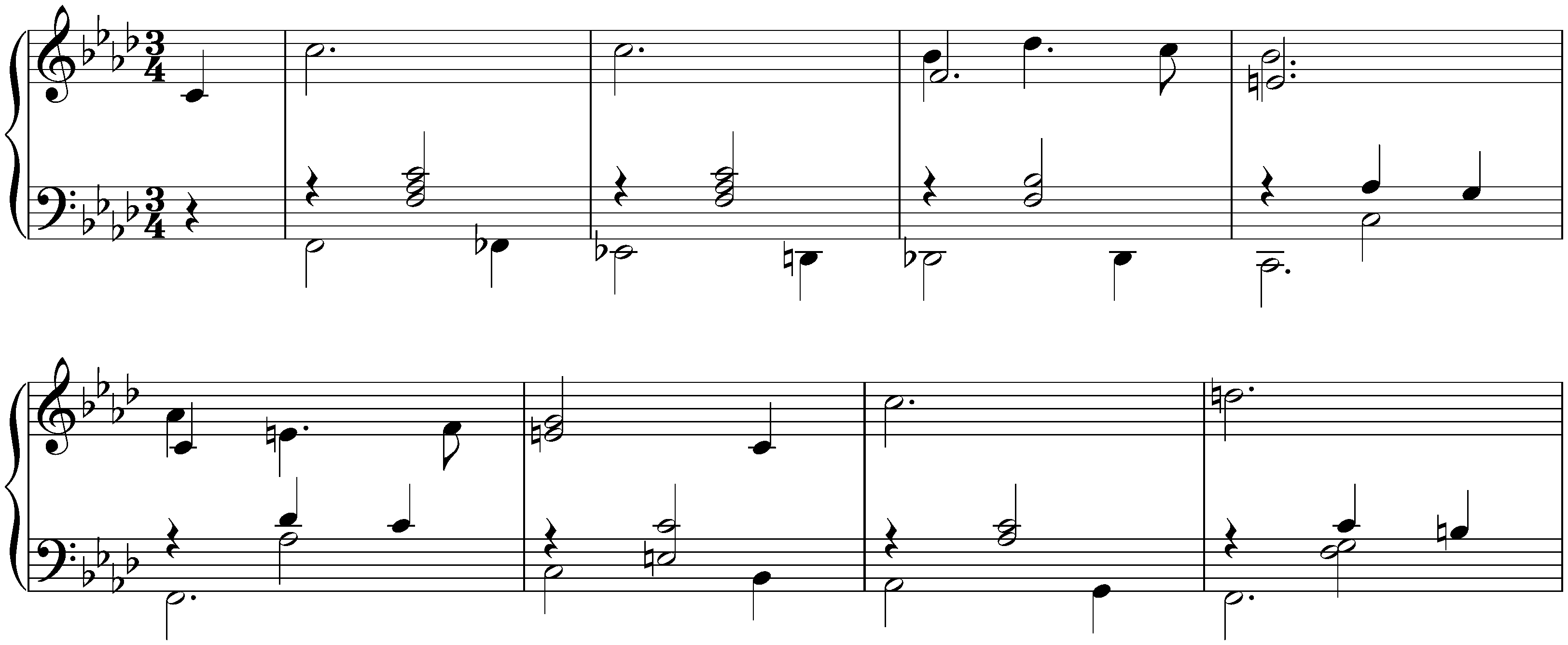Ganze Stücke; 3. Walzer in F minor