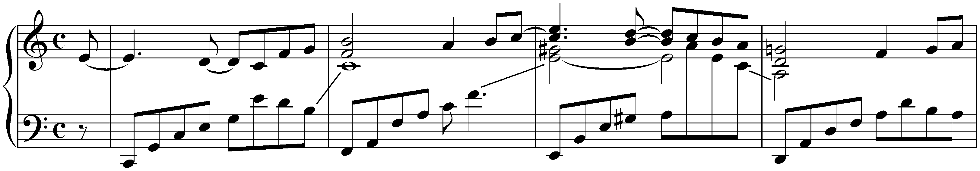 Ganze Stücke; 4. C major