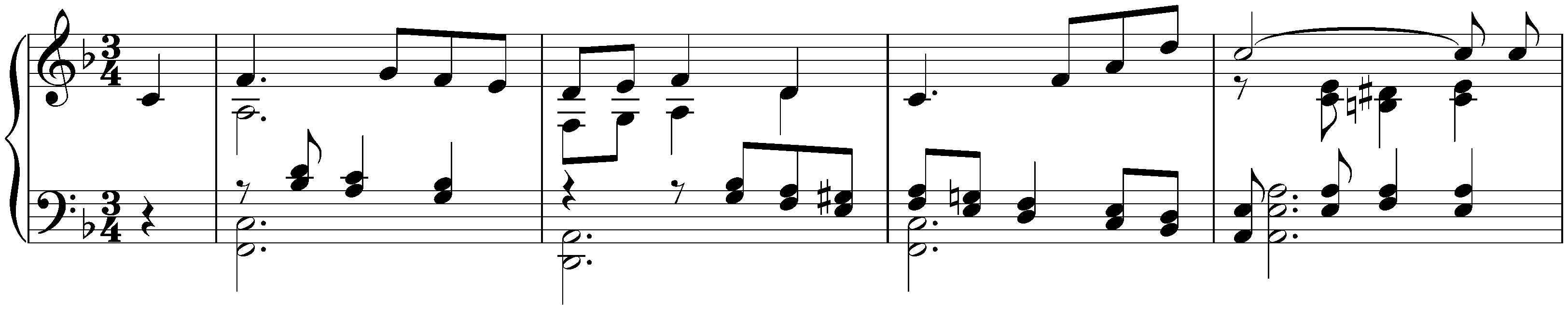 Kurze Stücke; 7. F major