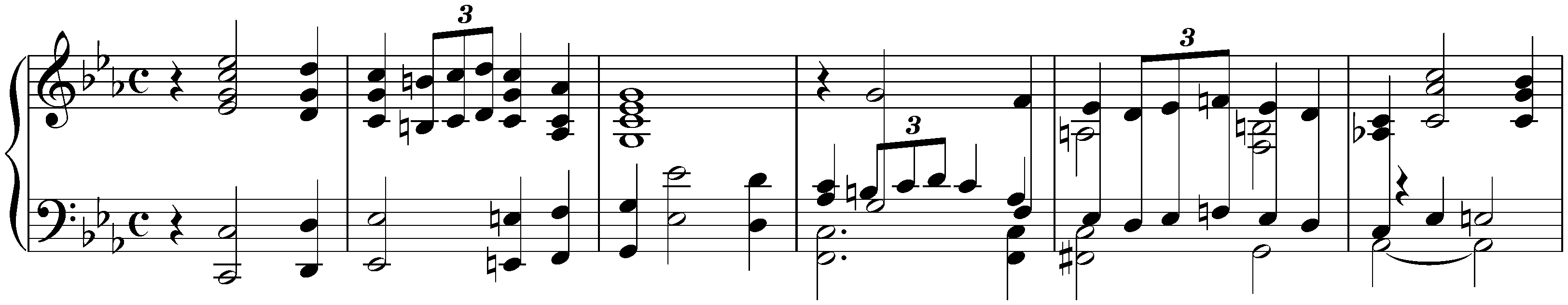 Kurze Stücke; 17. C minor