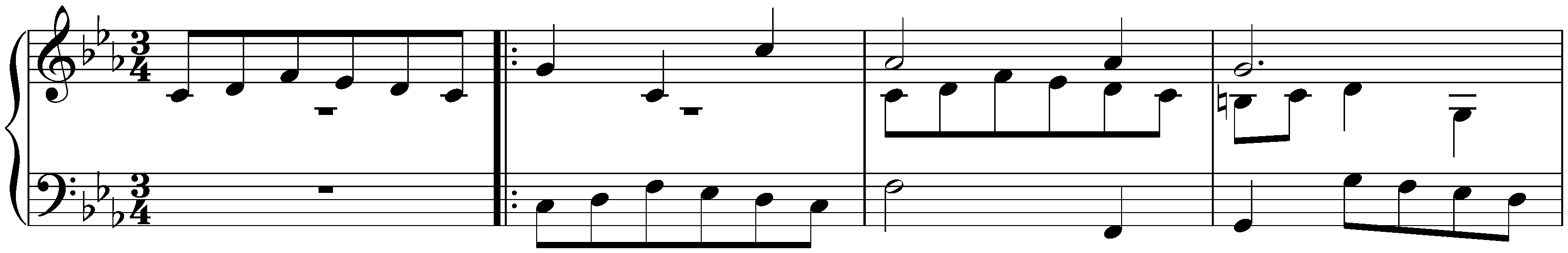 Menuette; 2. C minor