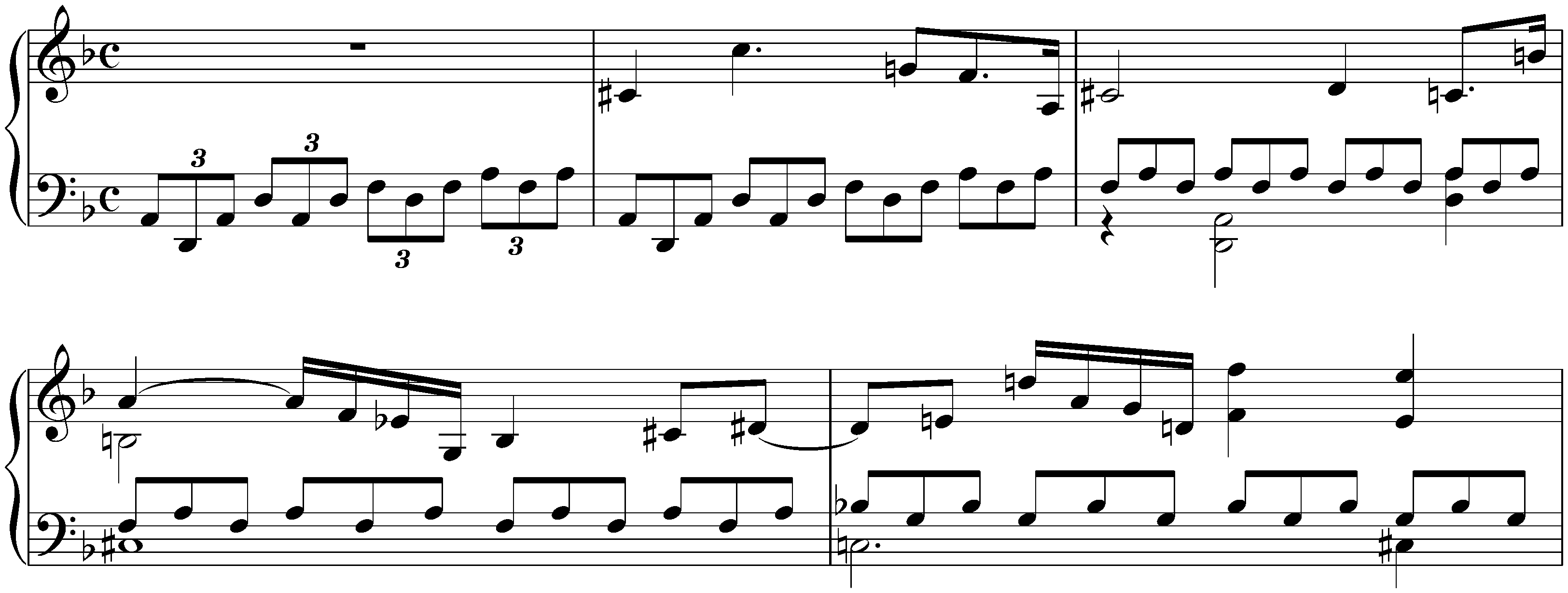 Sonatenentwürfe; 4. (2.) D minor