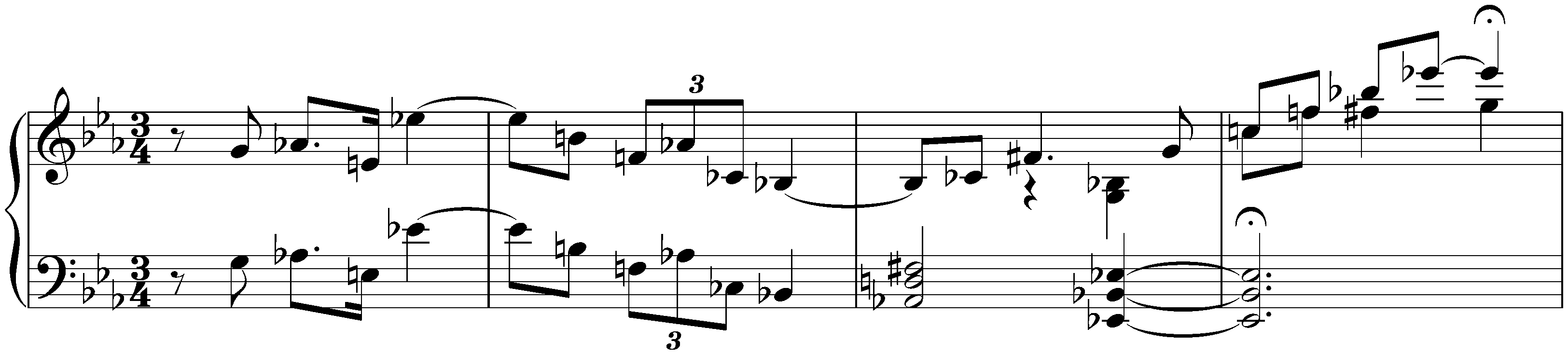 Sonatenentwürfe; 5. (3.) E-flat major (first version)