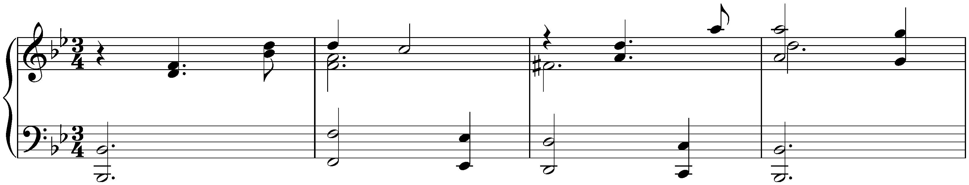 Variationenthemen; 3. B-flat major