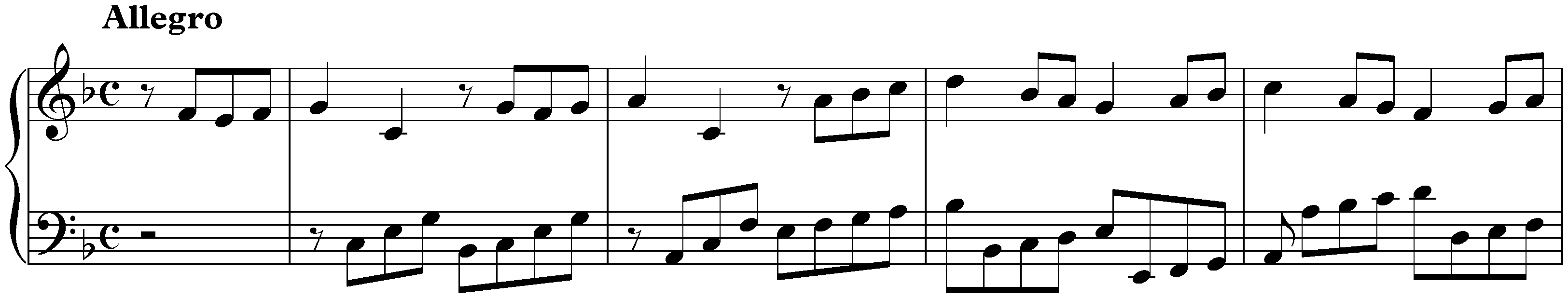 Variationssätzchen; 2. F major