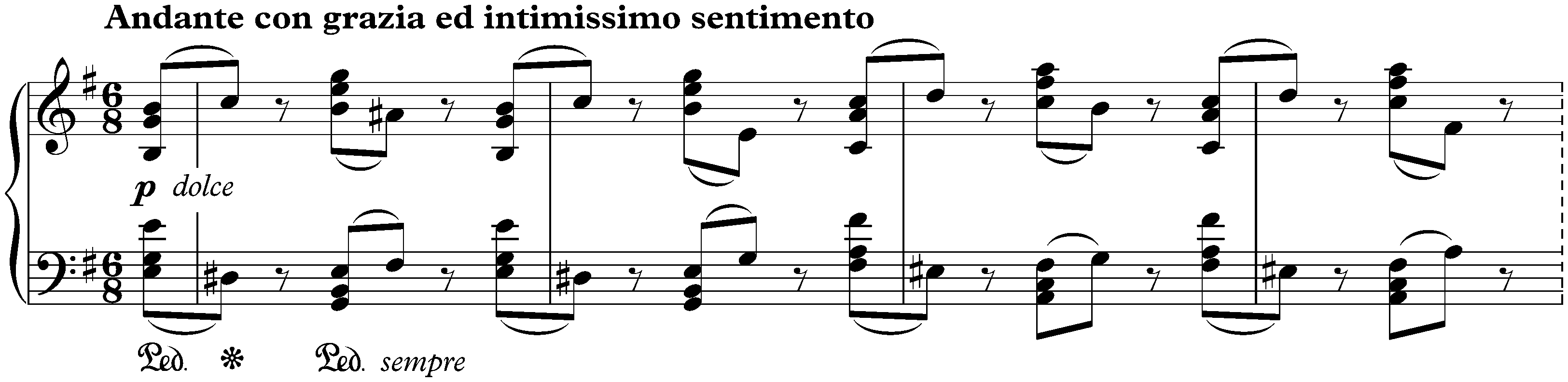 Seven Fantasies, op. 116; 5. Intermezzo in E minor