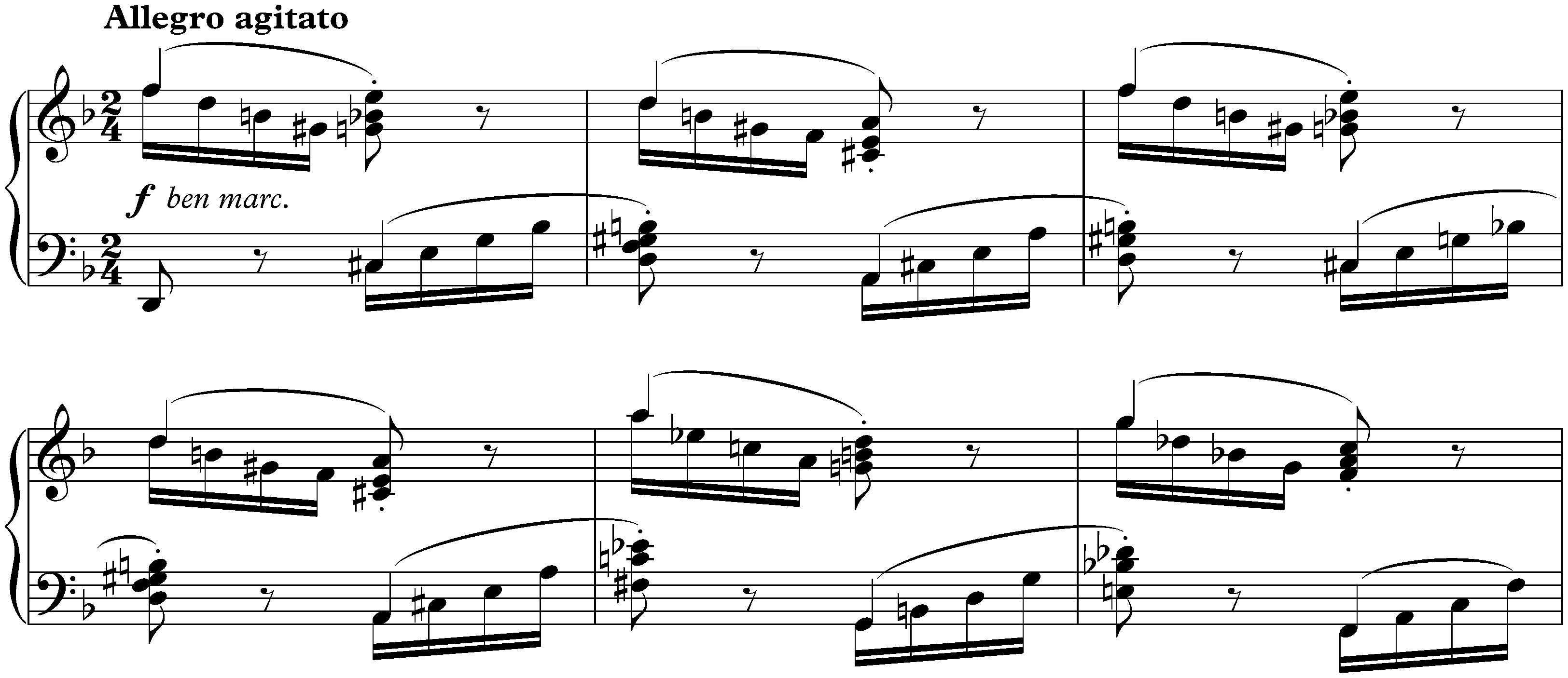 Seven Fantasies, op. 116; 7. Capriccio in D minor
