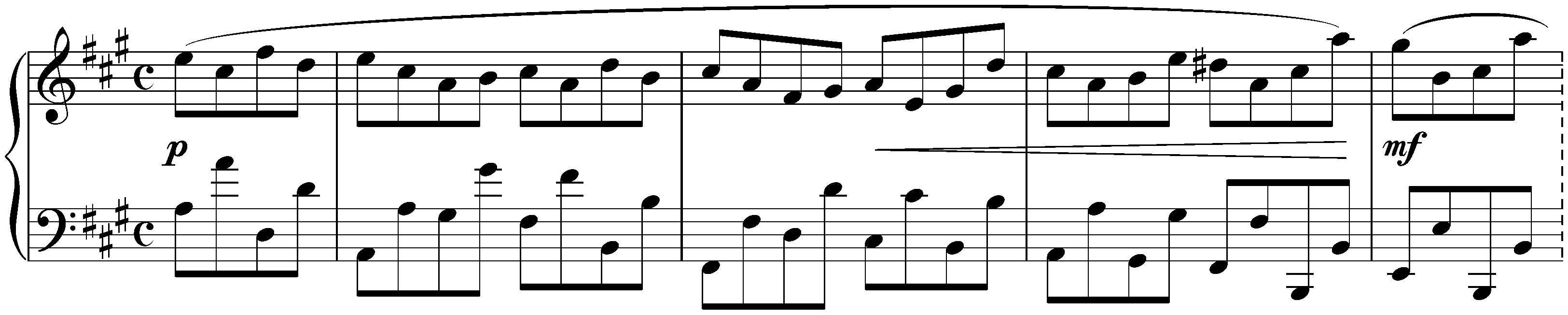 Two Gavottes, WoO 3; 2. A major