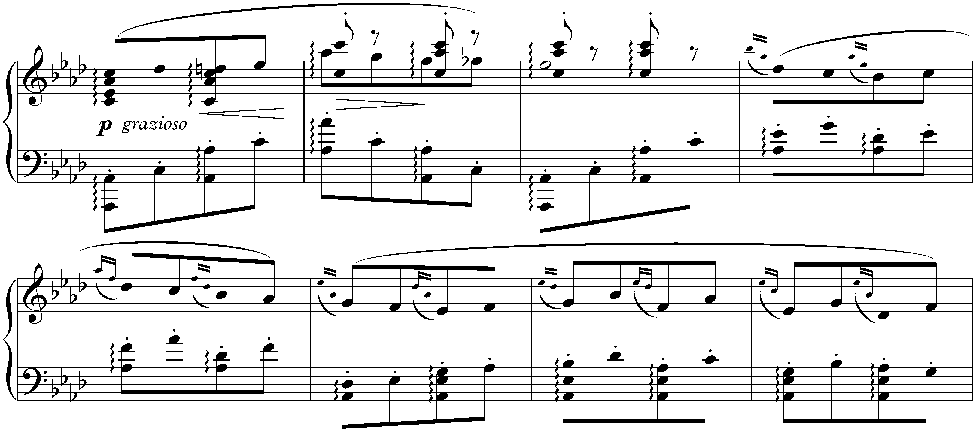 Four Pieces, op. 119; 4. Rhapsodie in E-flat major