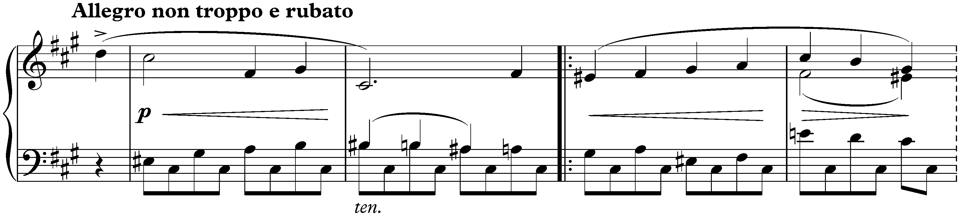 Sonata no. 2 in F-sharp minor, op. 2; 4. Finale: Introduzione: Sostenuto &ndash; Allegro non troppo e rubato