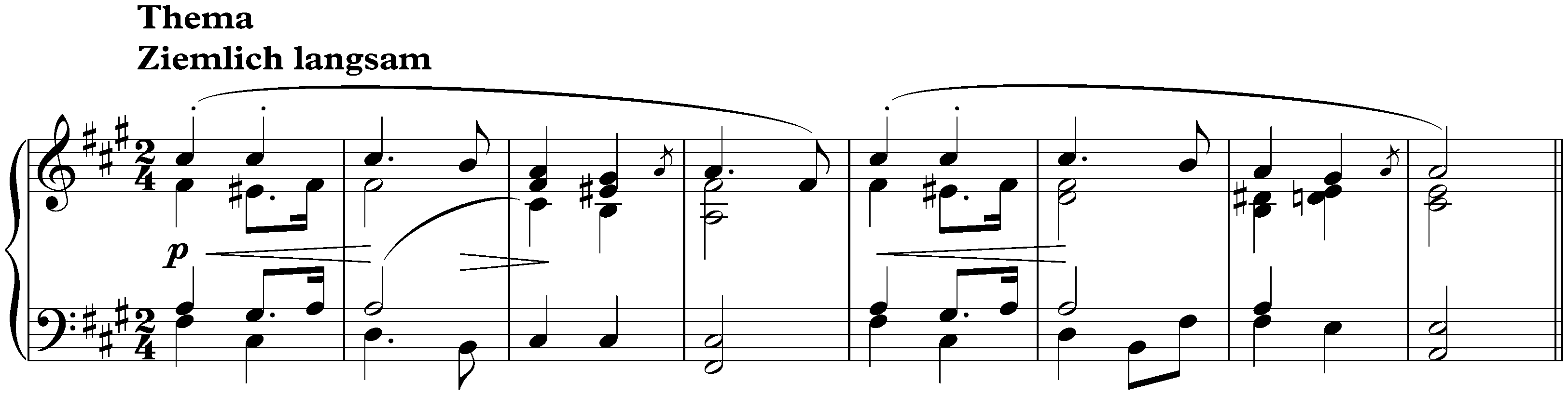 Variations on a Theme by Schumann, op. 9