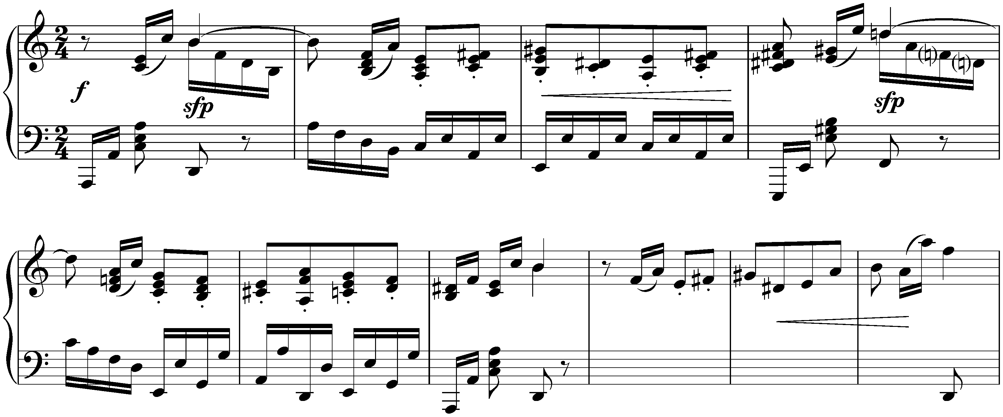 Sketches, Anh. III/15; 1. A minor