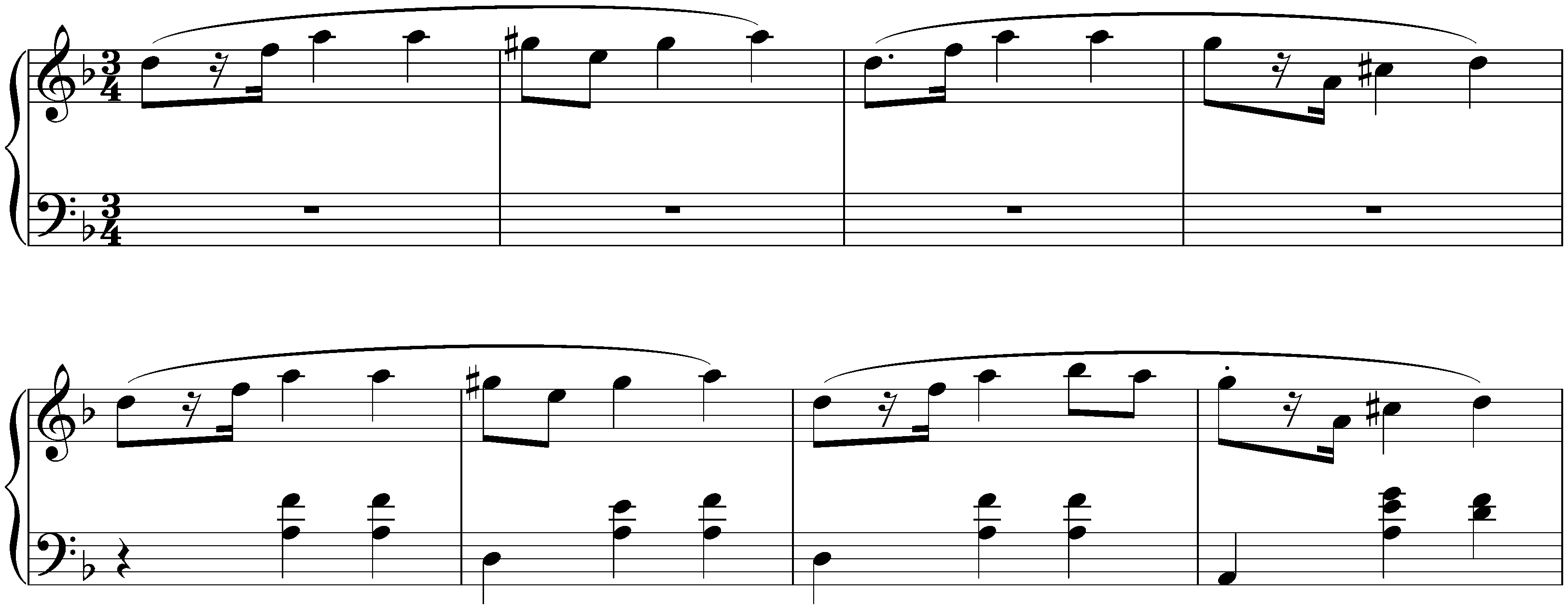 Allegretto in A major and Mazurka in D minor, KK VIIb/7–8; 2. Mazurka in D minor, KK VIIb/8