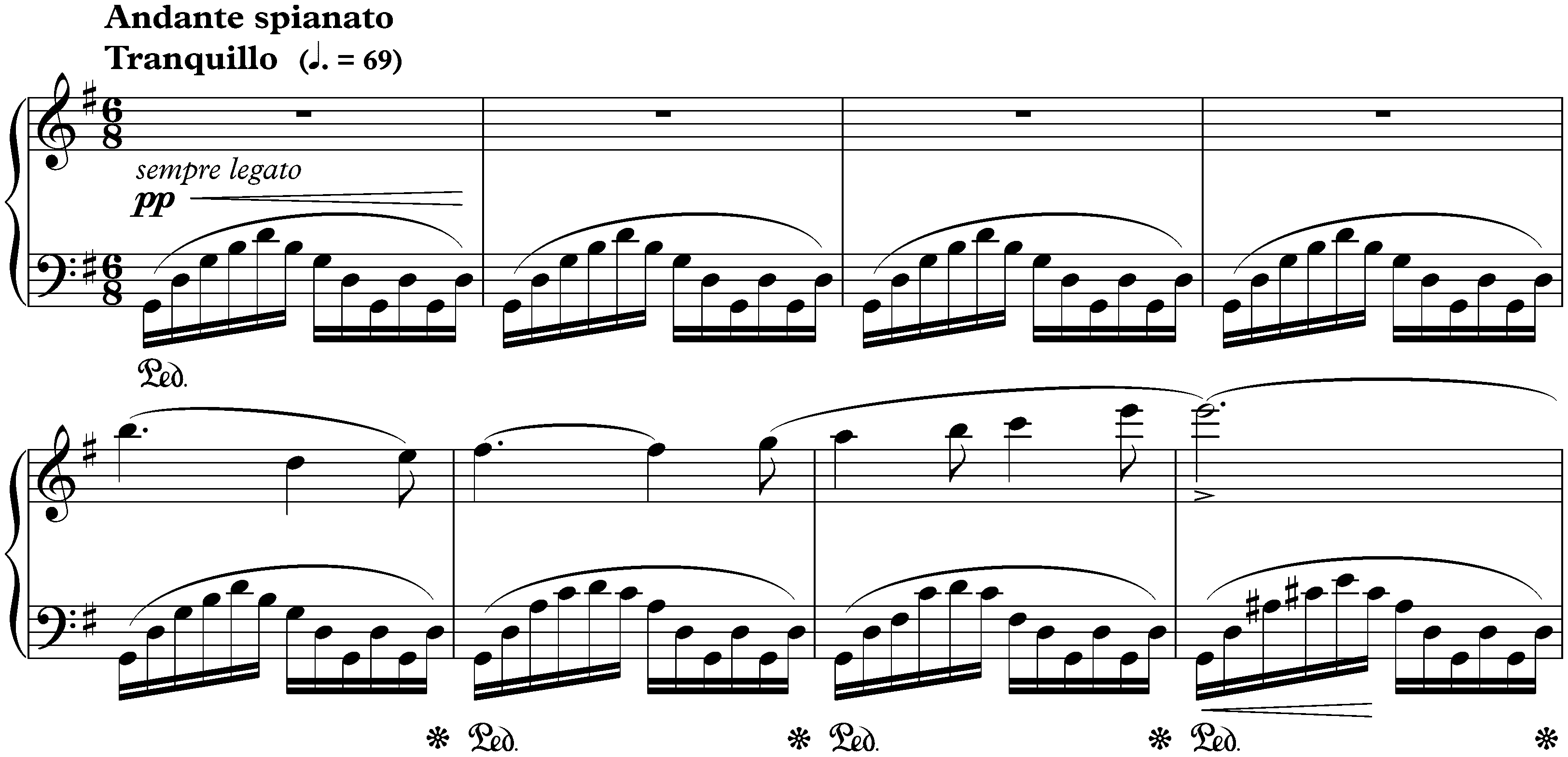 Andante spianato et Grande Polonaise brillante, op. 22; 1. Andante spianato