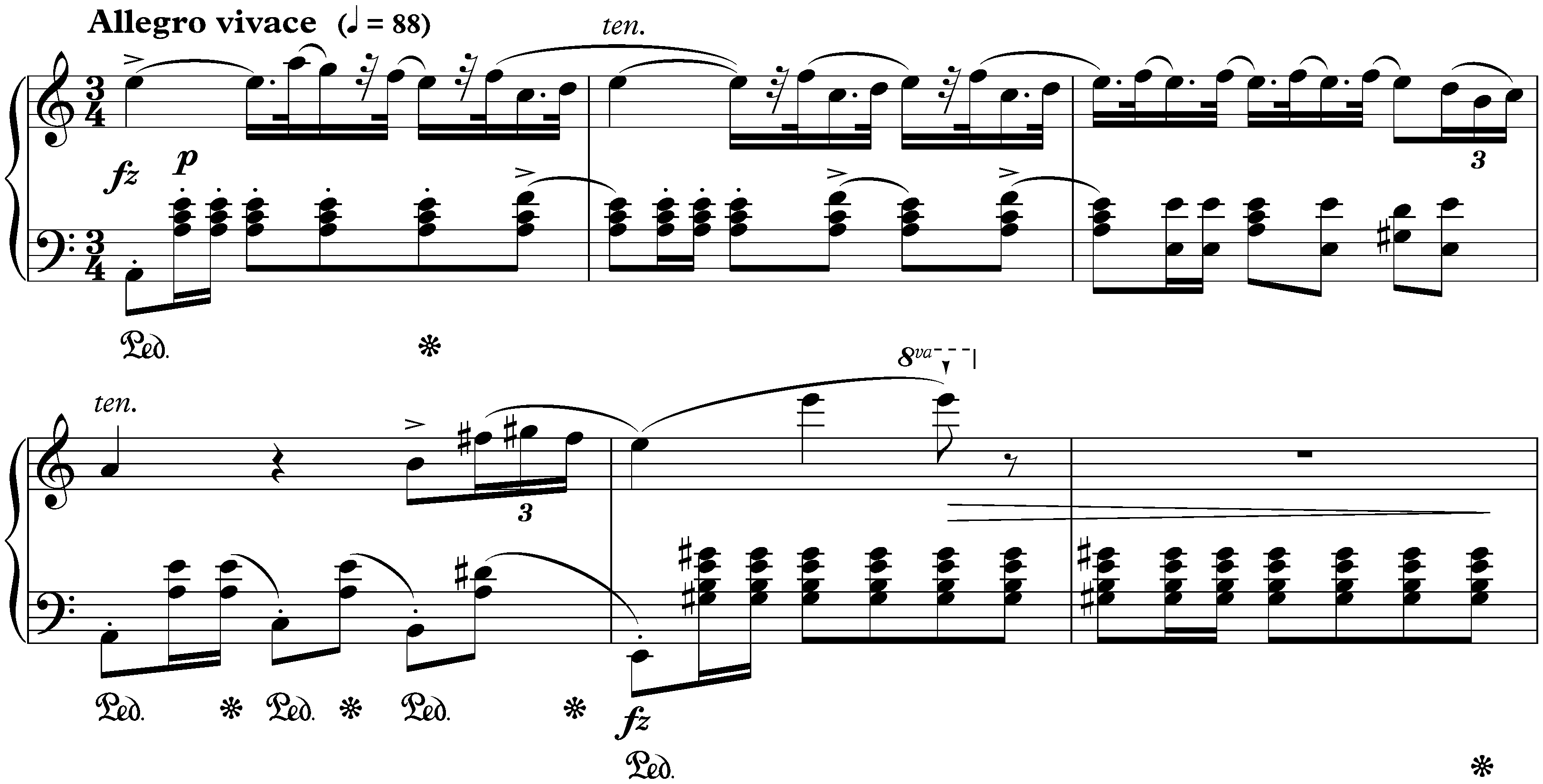 Bolero in A minor, op. 19
