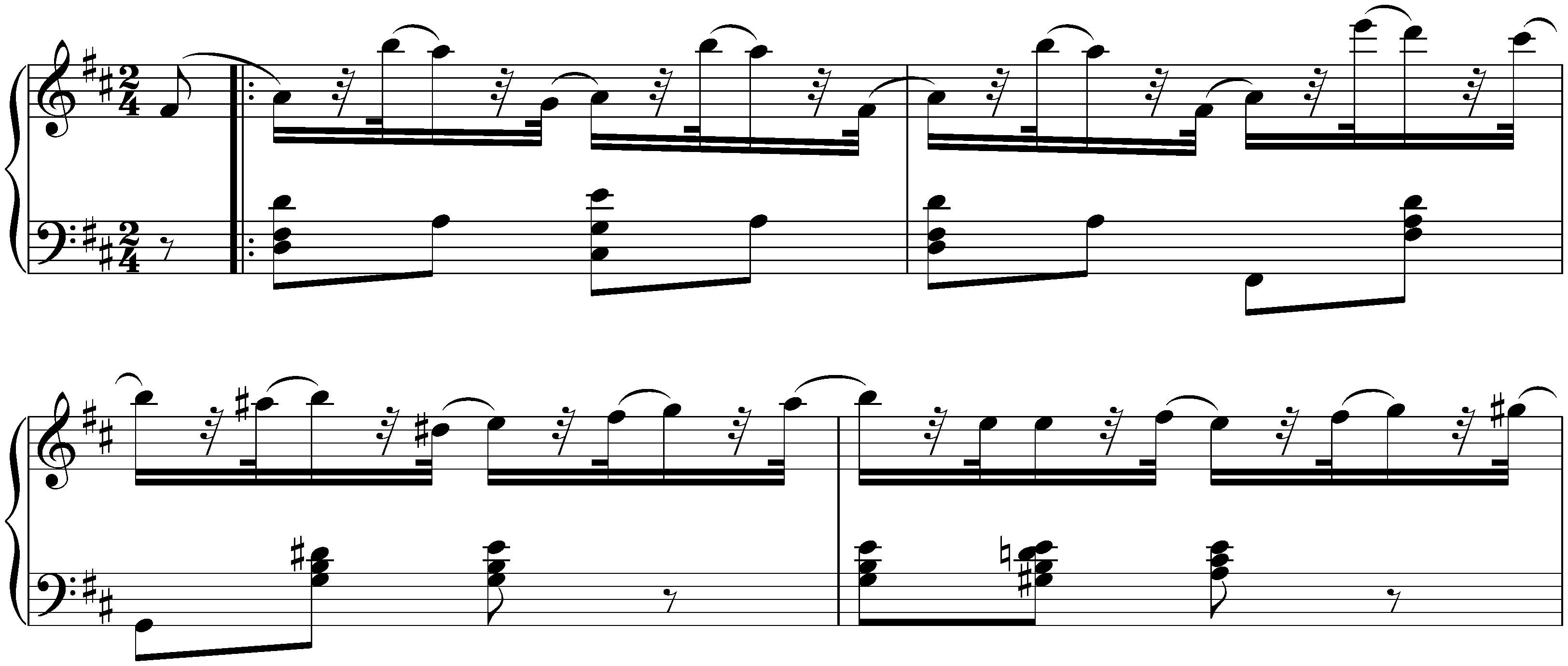 Three Écossaises, op. 72 no. 3; 1. D major