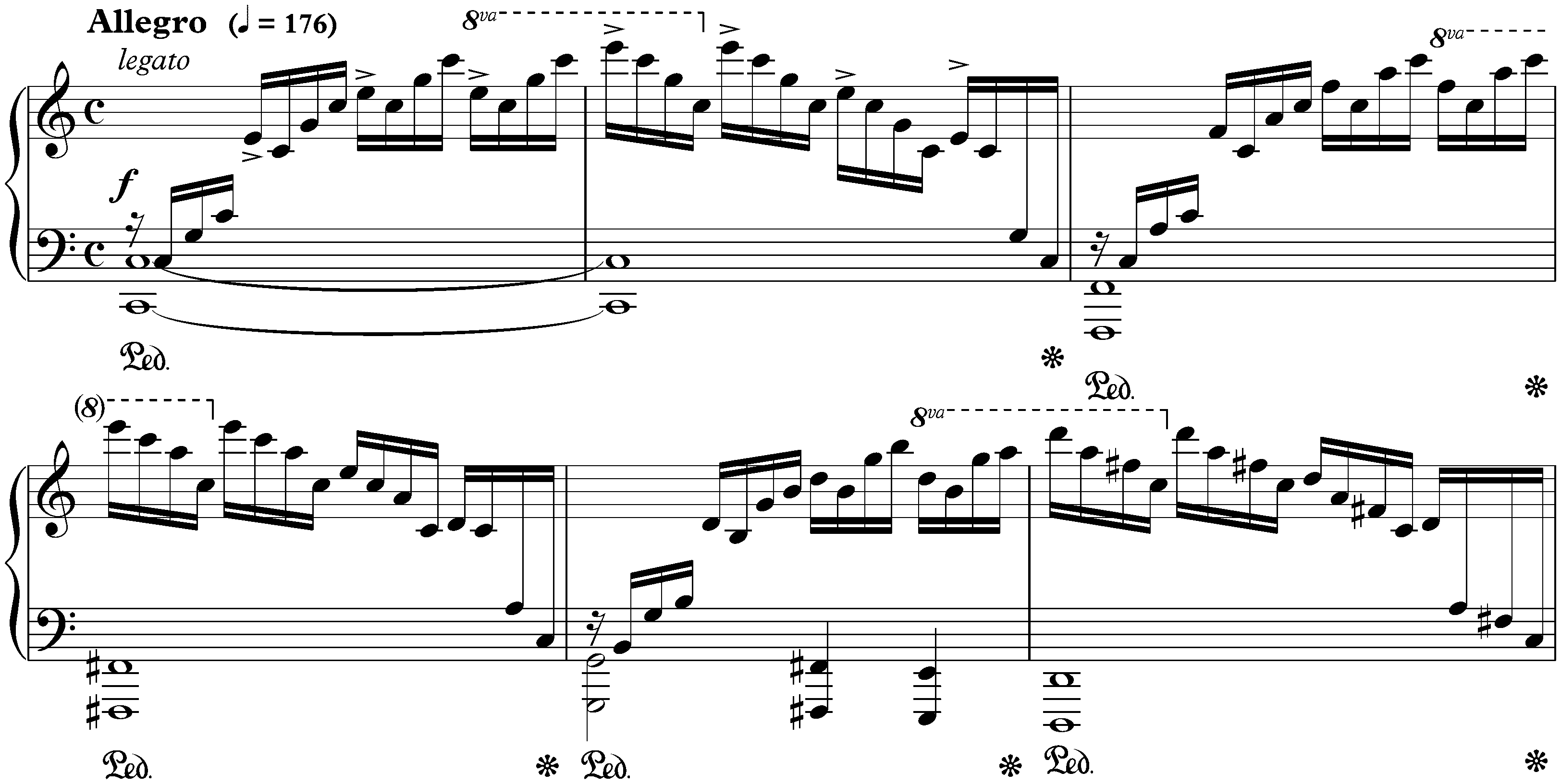 Twelve Études, op. 10; 1. C major