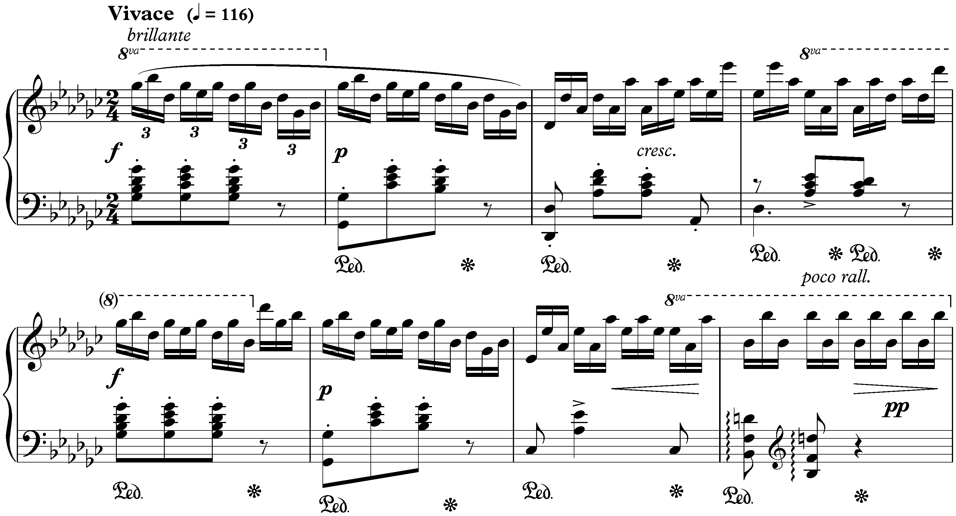 Twelve Études, op. 10; 5. G-flat major