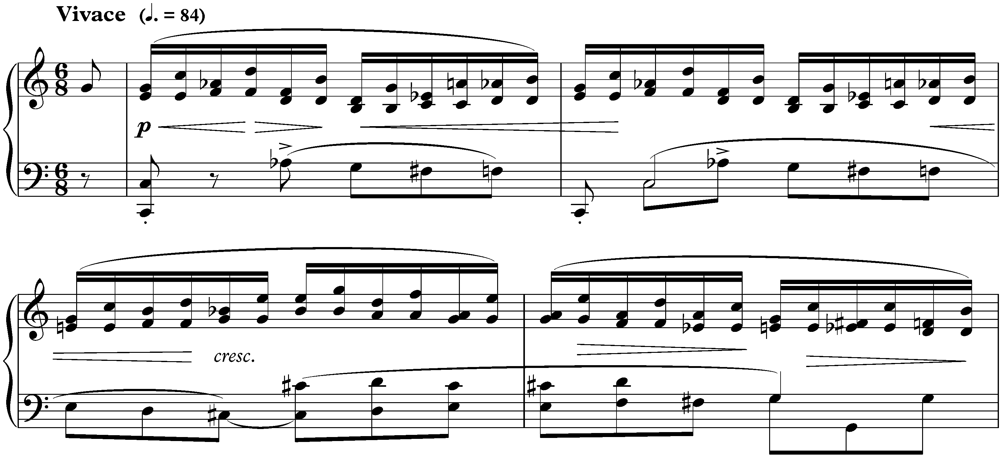 Twelve Études, op. 10; 7. C major