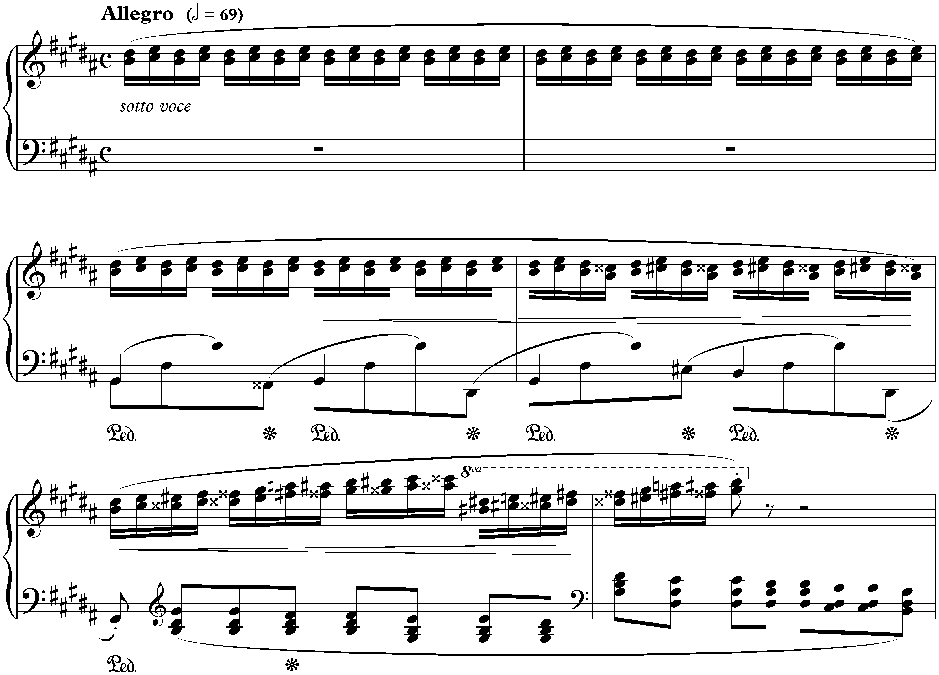 Twelve Études, op. 25; 6. G-sharp minor