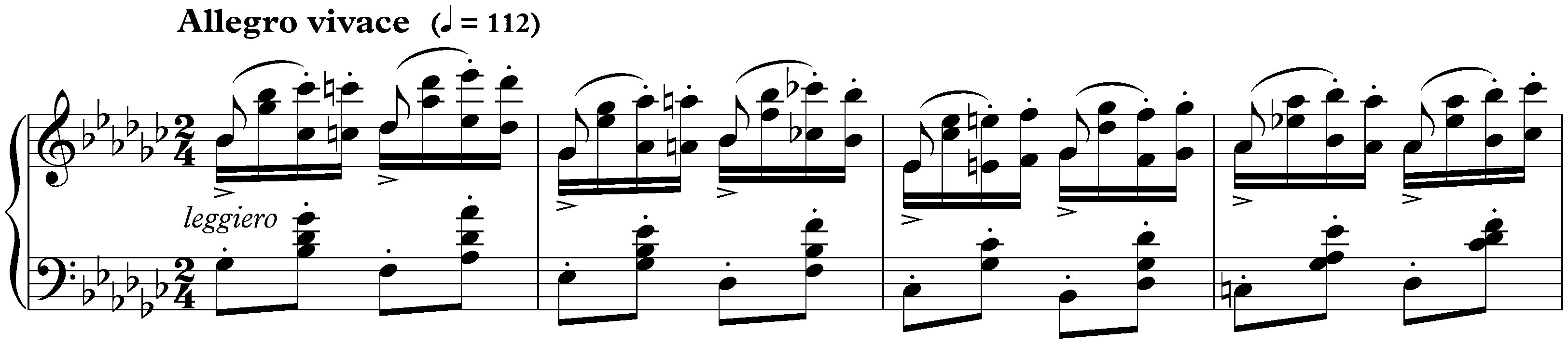 Twelve Études, op. 25; 9. G-flat major
