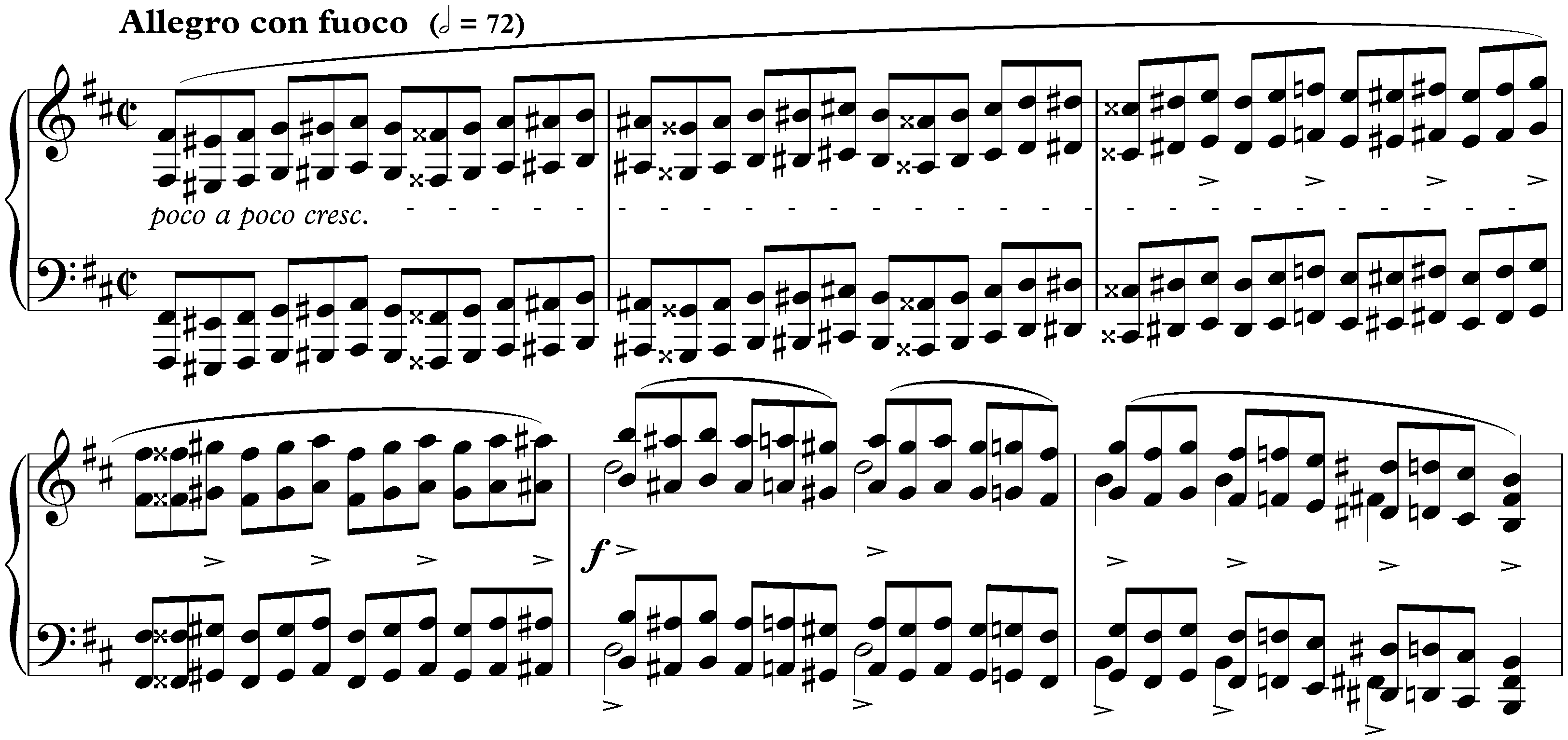 Twelve Études, op. 25; 10. B minor