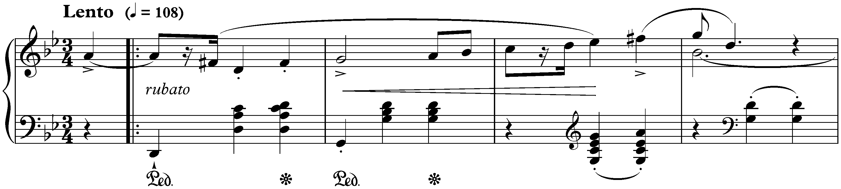 Four Mazurkas, op. 24; 1. G minor