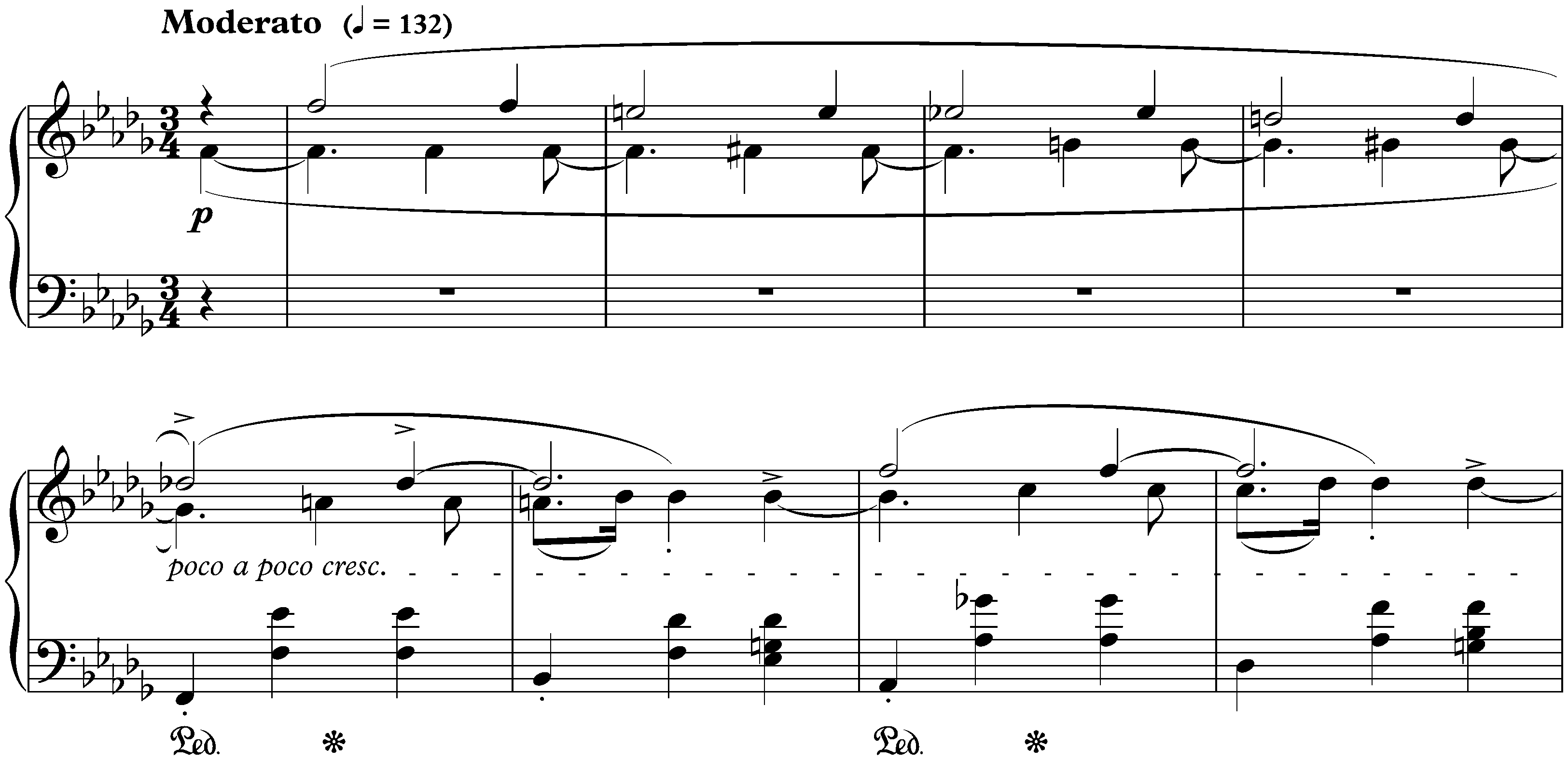 Four Mazurkas, op. 24; 4. B-flat minor