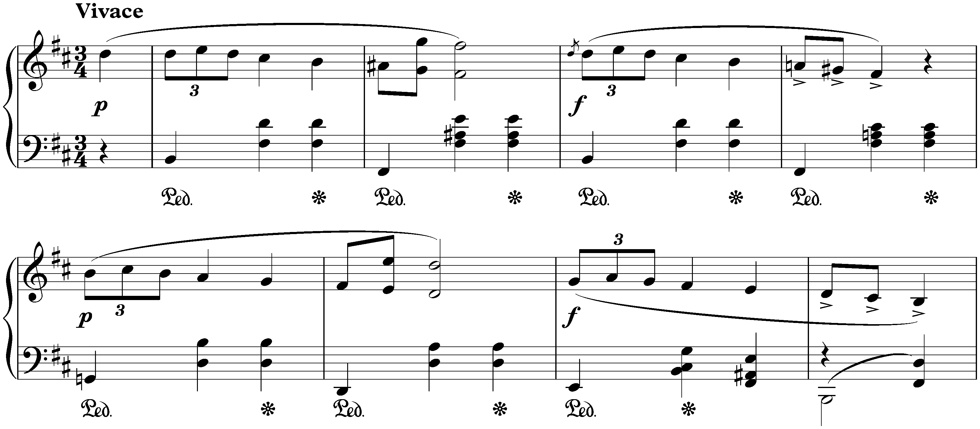 Four Mazurkas, op. 30; 2. B minor