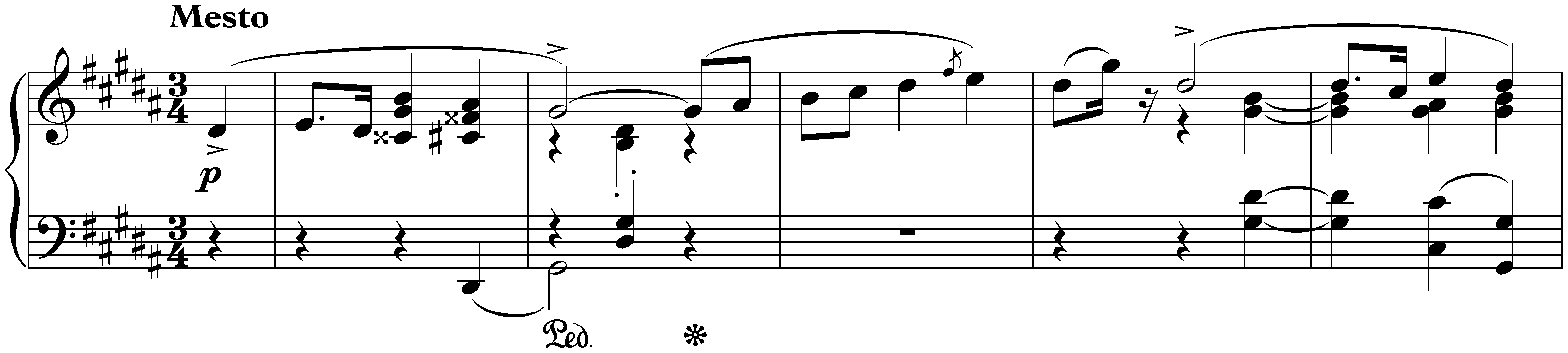 Four Mazurkas, op. 33; 1. G-sharp minor