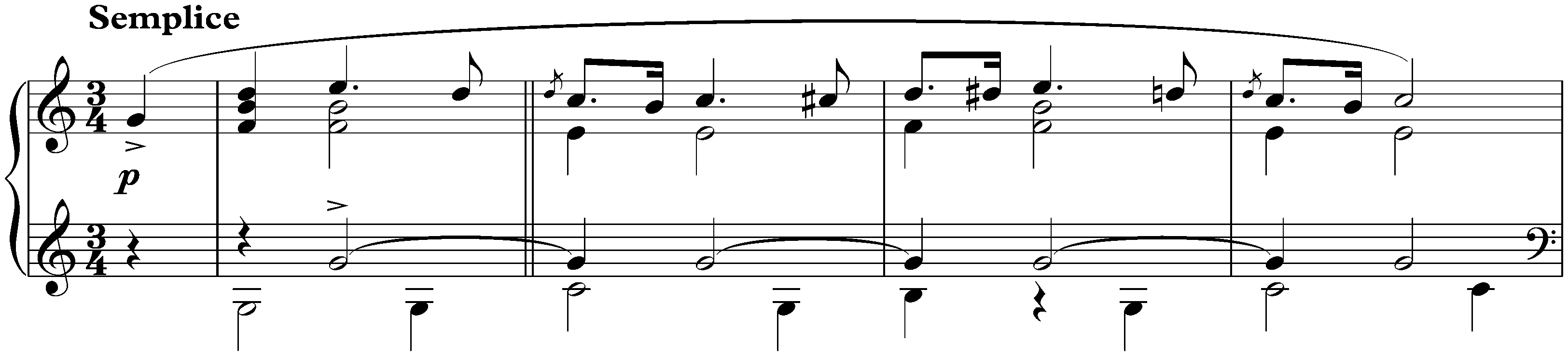 Four Mazurkas, op. 33; 3. C major