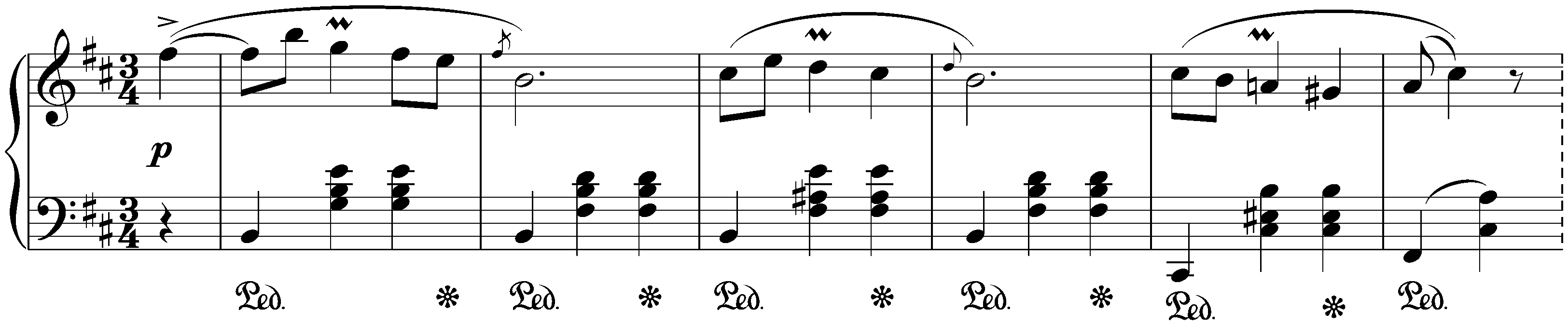 Four Mazurkas, op. 33; 4. B minor