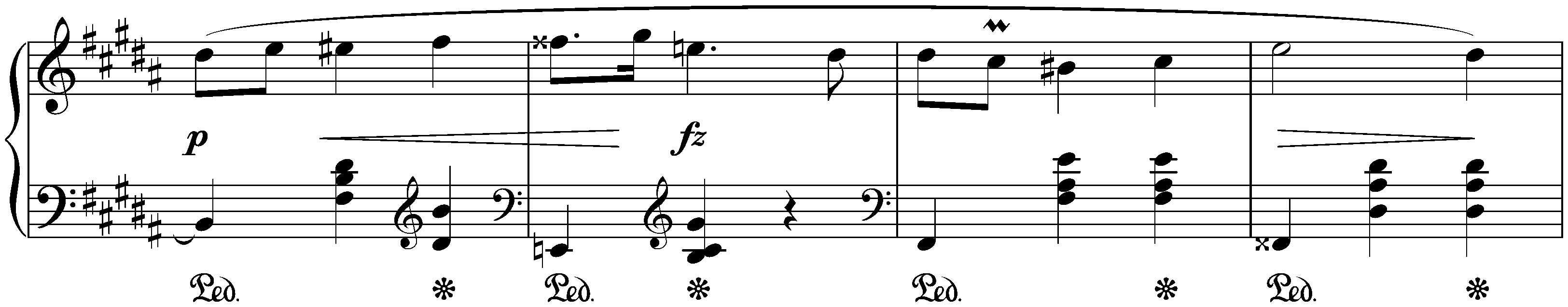 Four Mazurkas, op. 33; 4. B minor