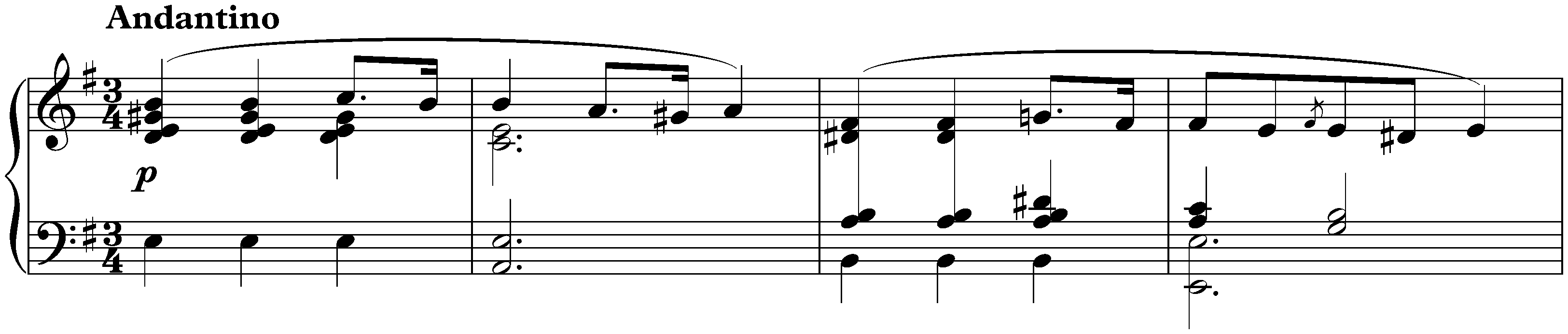 Four Mazurkas, op. 41; 2. E minor