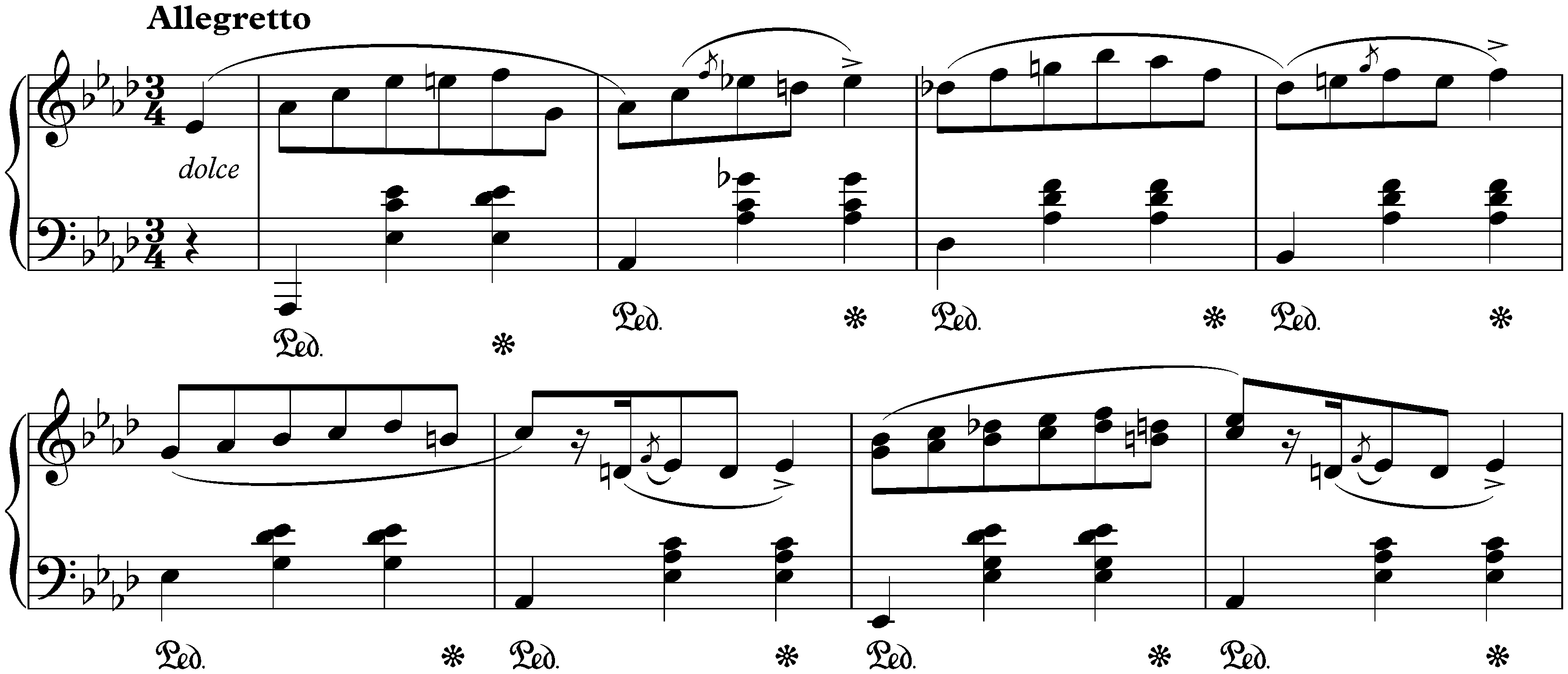Four Mazurkas, op. 41; 4. A-flat major