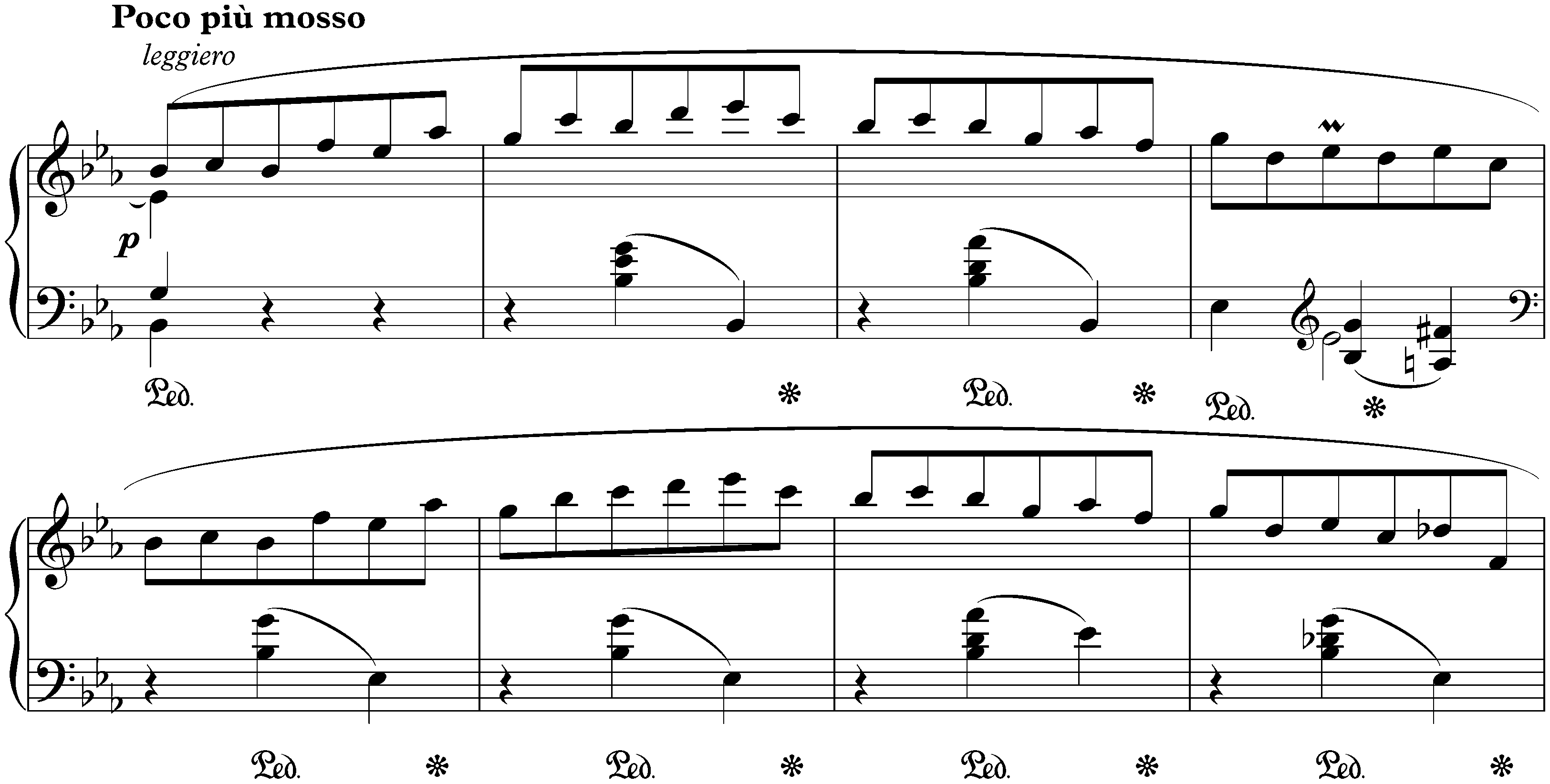 Three Mazurkas, op. 56; 1. B major