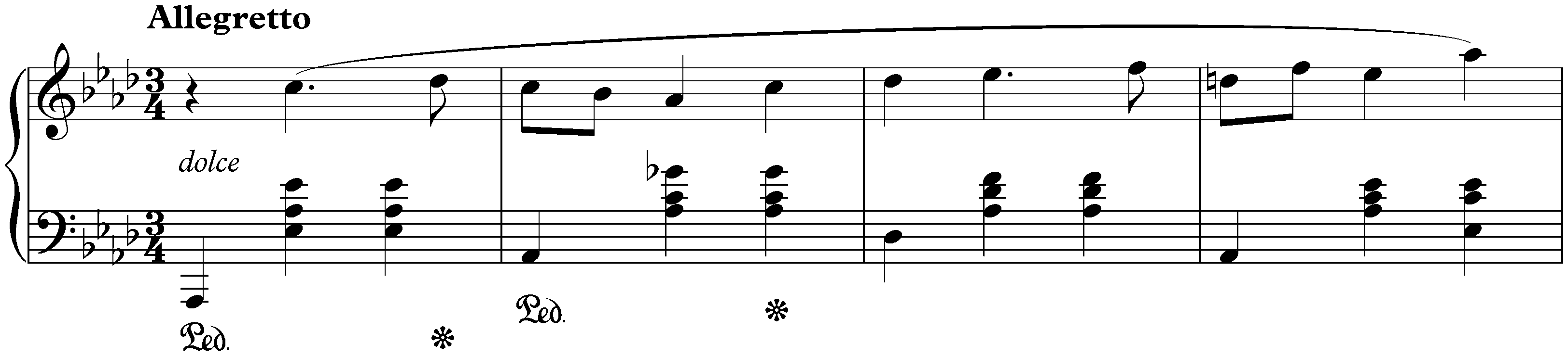 Three Mazurkas, op. 59; 2. A-flat major