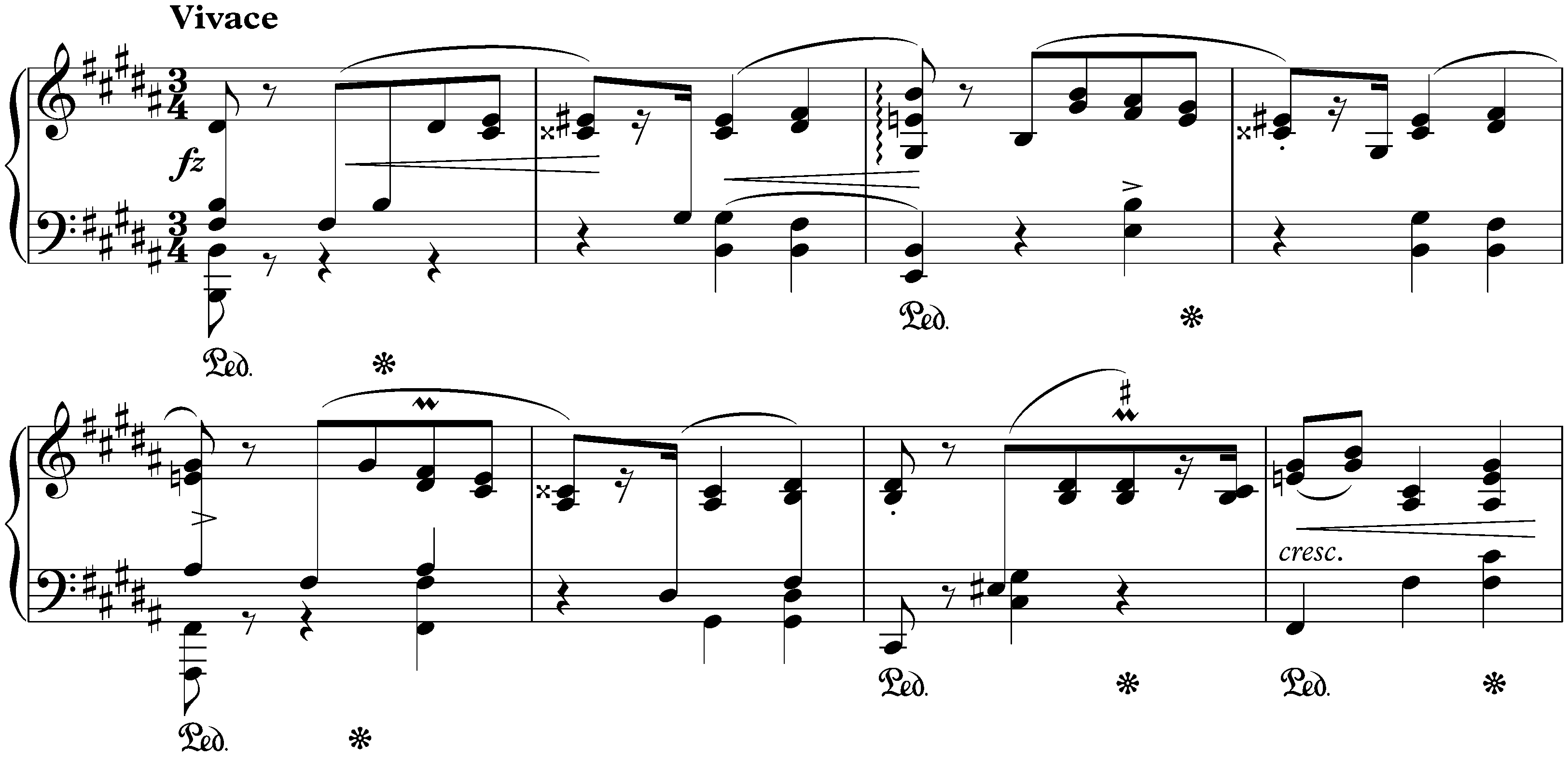 Three Mazurkas, op. 63; 1. B major