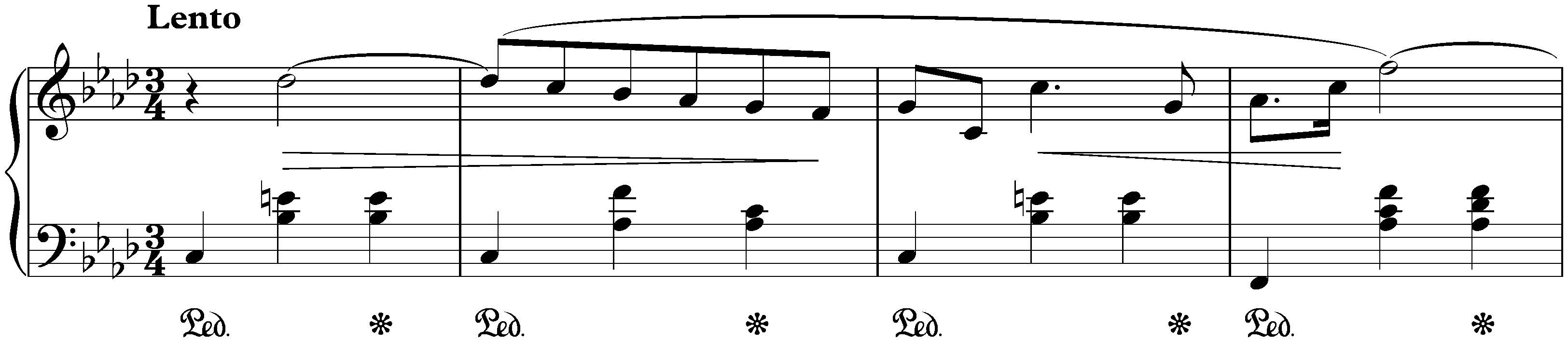Three Mazurkas, op. 63; 2. F minor